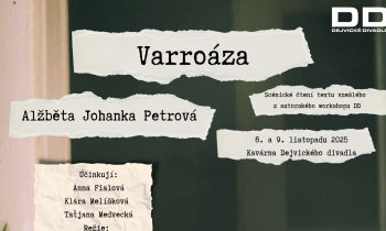 poster - Varroáza / První čtení z Dílny DD